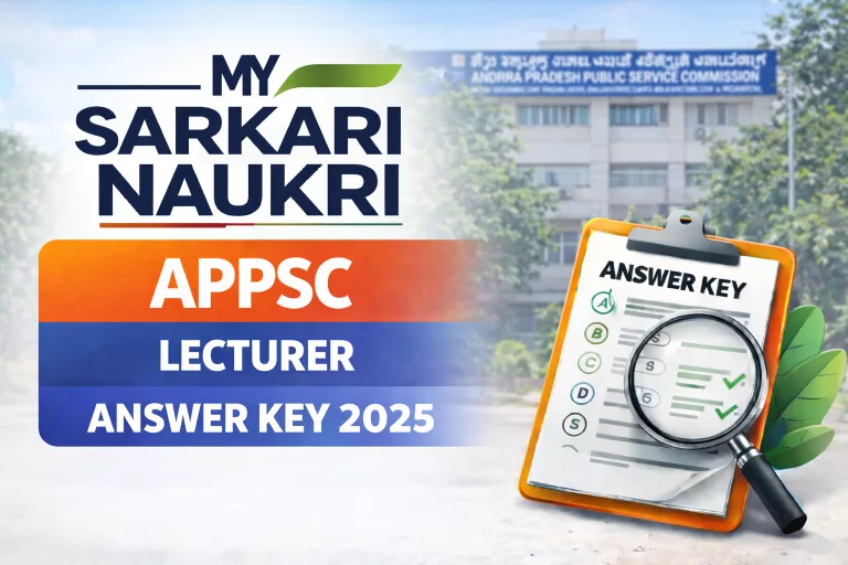 APPSC Lecturer Answer Key 2025