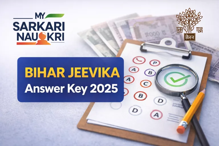 Bihar Jeevika Answer Key 2025