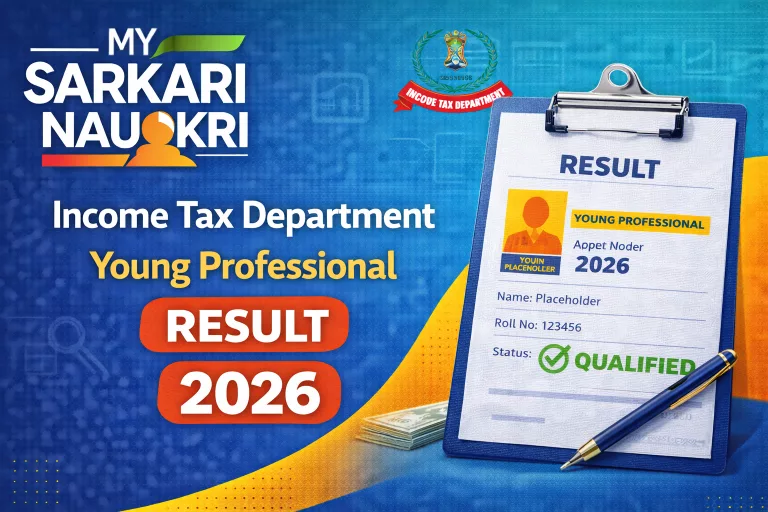 Income Tax Department Young Professional Result 2026