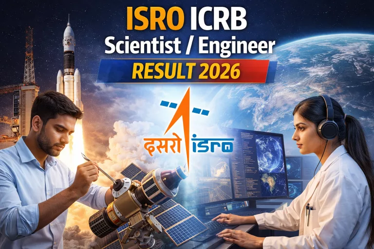 ISRO ICRB Scientist / Engineer Result 2026