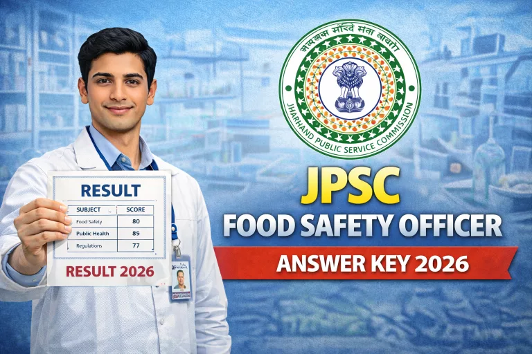JPSC Food Safety Officer Result 2026