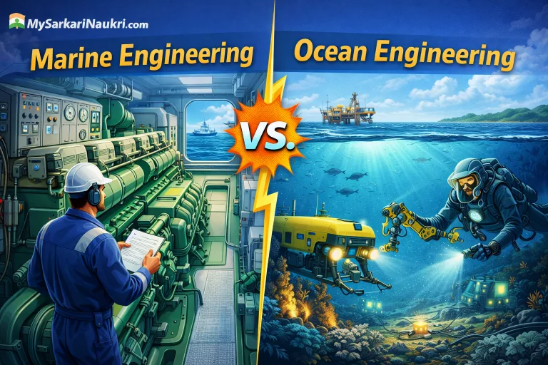 Marine Engineering vs. Ocean Engineering