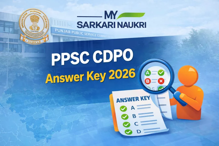 PPSC CDPO Answer Key 2026