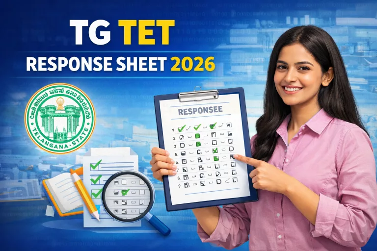 TG TET Response Sheet 2026